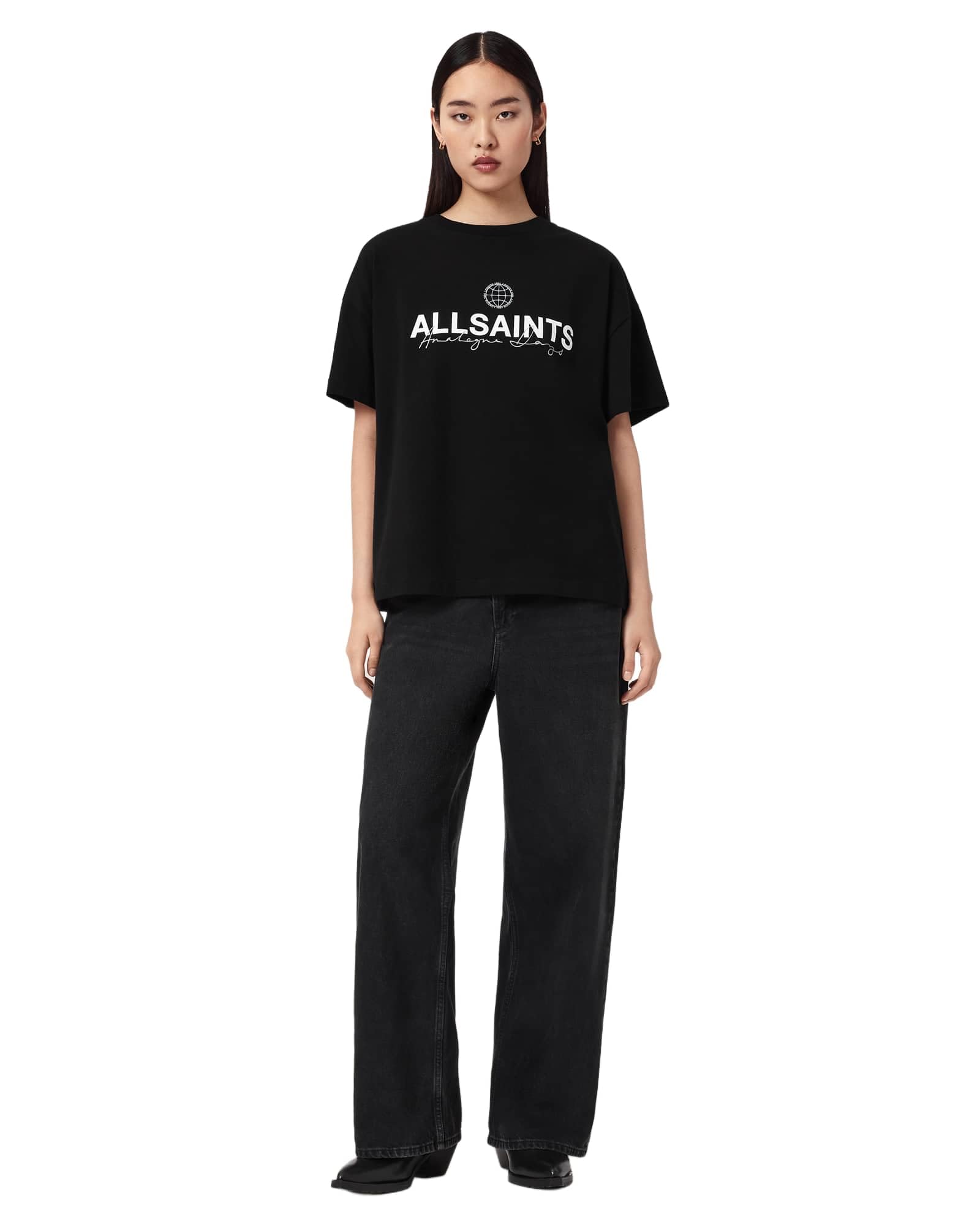 Allsaints Emblem Avri Tee T-Shirt Donna