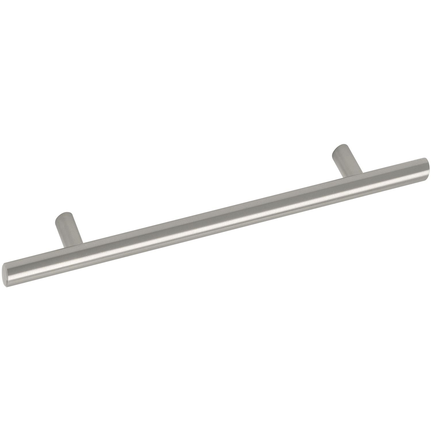 Unbekannt Grimme Eradis 8568210224 Cabinet Handle (Barell) Diameter 12 mm Width 304 mm Brushed Stainless Steel Silver Hole Spacing 224 mm