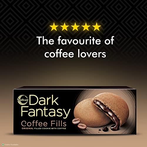 Sunfeast Dark Fantasy Choco Fills, 75g (Buy 3 Get 1 Free), Original Filled Cookies with Choco Crème - Image 11 thumbnail