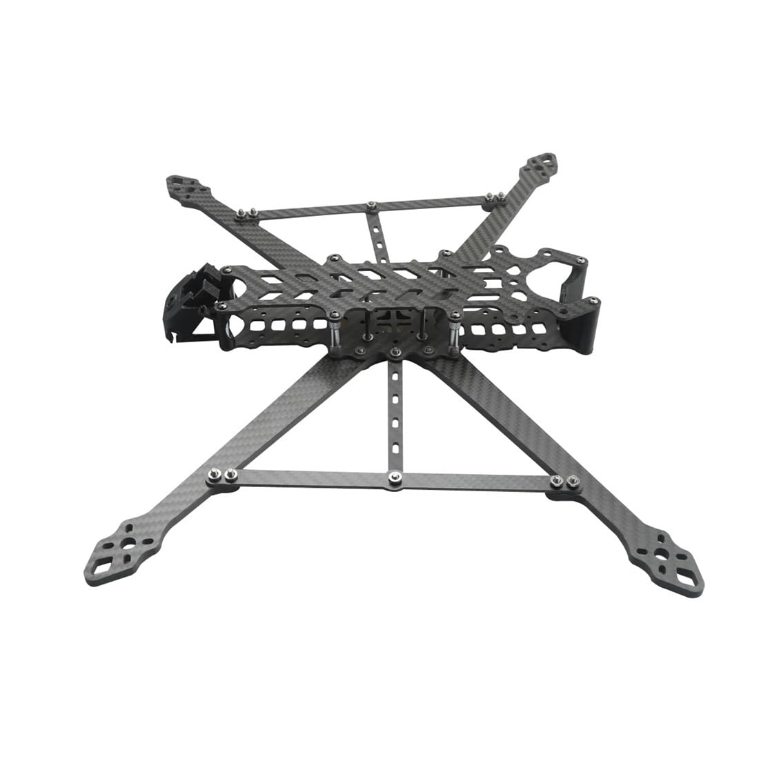 Adatto for RC FPV Freestyle Long Range Racing Drone DF-V2 FPV Drone Frame KIT 8/9/10 pollici 367/387/427mm in fibra di carbonio(9 inch 387mm)