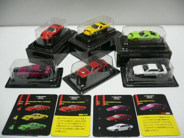 ランボルギーニ、ミニカーシリーズ2、10車種30種類、コンプリート、1/64京商 京商 1/64 京商ミニカーコレクション 第2弾 ランボルギーニ1 全8