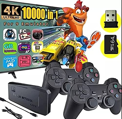 Sadhwanis ® Video Games for Kids 64G Video Game for Kids 4k HD Classic Games Console Built in 15000 Game, 9 Emulator Console, HDMI Output TV Video Game Console for Kids (Classic Edition) (B0CJJPCRS5) Amazon Price History, Amazon Price Tracker