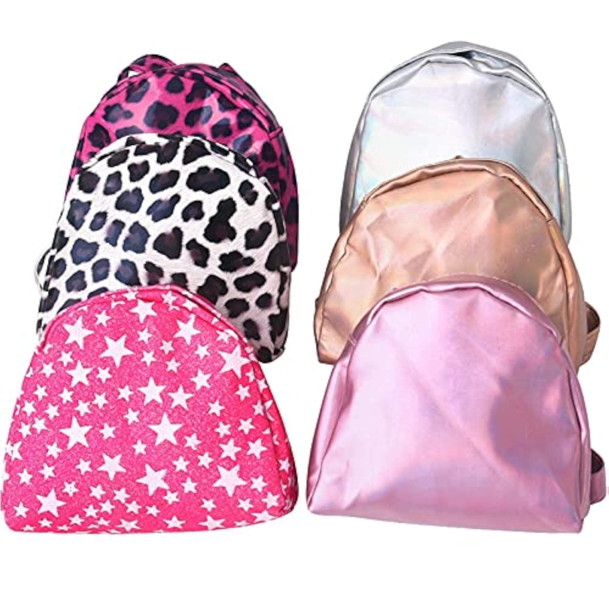 Casual Simple Creative Leopard Star Doll Travel Bag