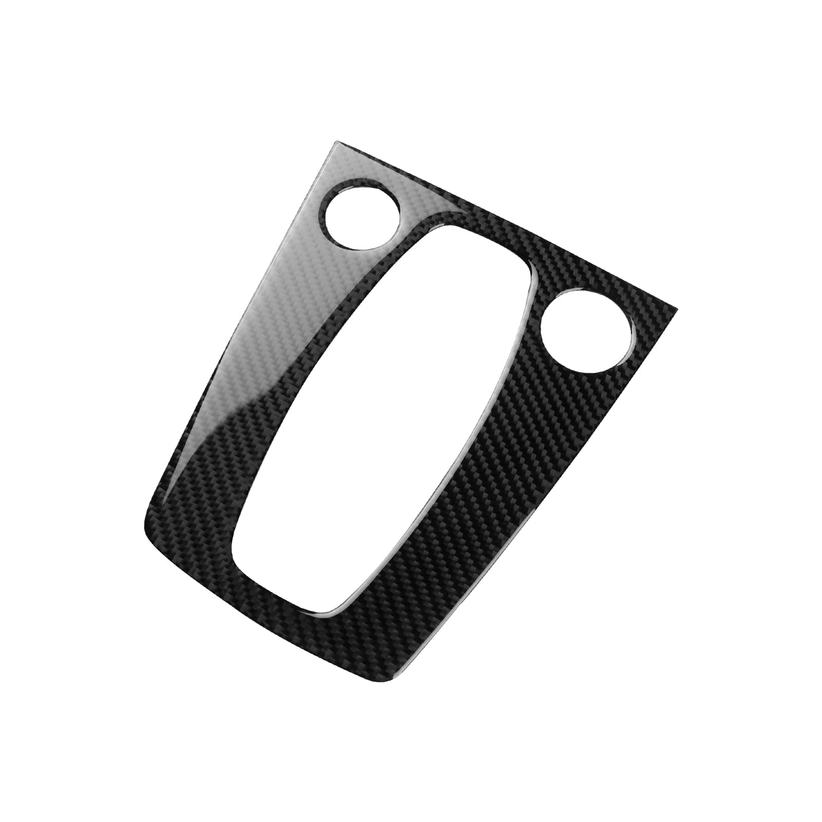 KUNGKIC Per Audi A3 S3 8Y 2025 2026 in fibra di carbonio auto centrale console cambio telaio esterno decorazione pannello adesivo accessori interni (cambio automatico, nero)