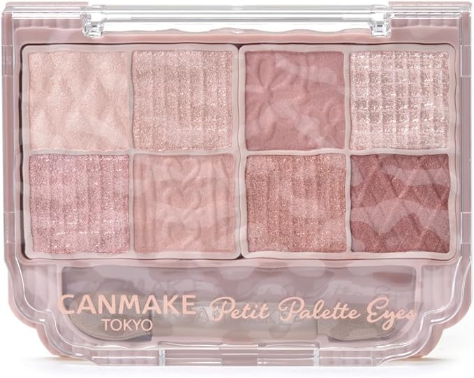 Canmake Petit Palette Eyes (02 Bonheur Maron) Eye Shadow Palette Red Brown : Beauty