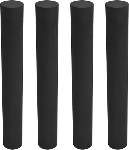 5 varillas de agitación de grafito de carbono, 1.181in de longitud, 95 % a 98 % de pureza, conductividad, resistencia a la corrosión, varilla de