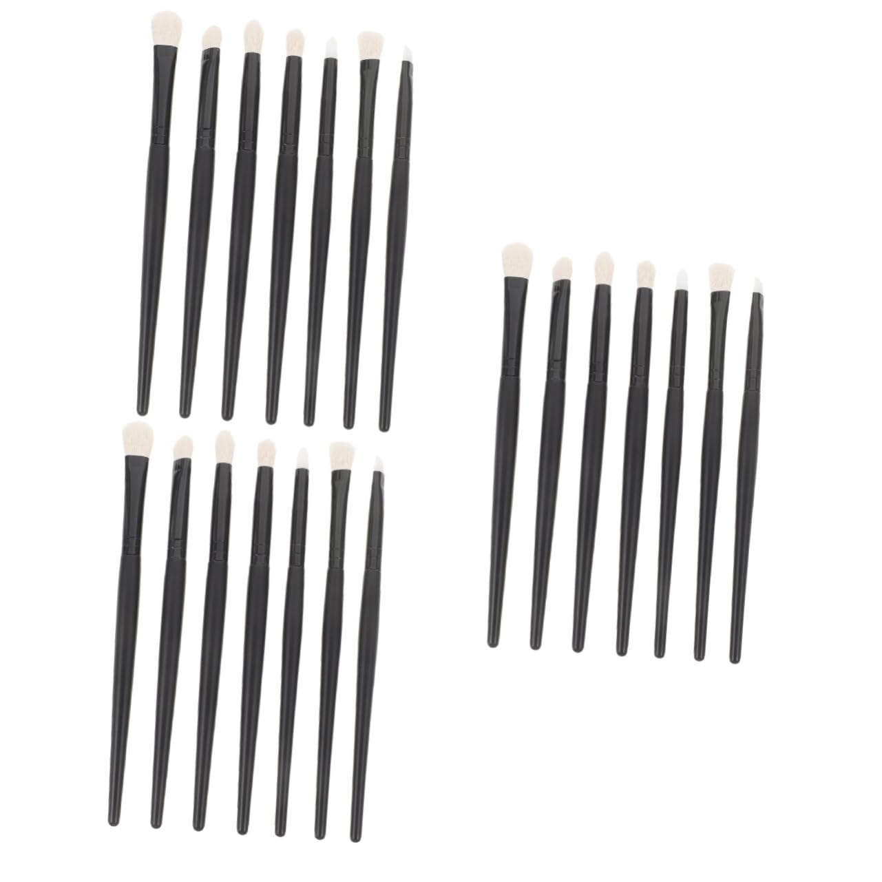 HOMSFOU 3 Set Penna Da Pittura Mestiere Pennello Per Vernice Lucida Sintetico Kit Mano Adulti Pennello A Punta Fine Pennelli Artigianali Numero Colore Alluminio 7 Pezzi * 3