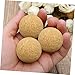 HONMEET Cork Solid Wood Foosball Balls 3.5cm Perfect for Table Soccer Fussball Game