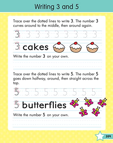 Lodi Publishing Gold Stars Kindergarten Big Workbook Ages 5 -6: 220+ Activities thumb #6