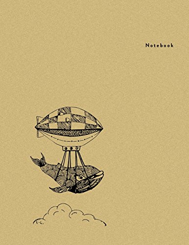 Notebook: Floating Whale - Minimal Design Unlined Notebook - Large (8.5 x 11 inches) - 110 Pages (notebooks and journals 8.5 x 11, notebooks for ... notebook) (Minimal Design Notebooks) image 2