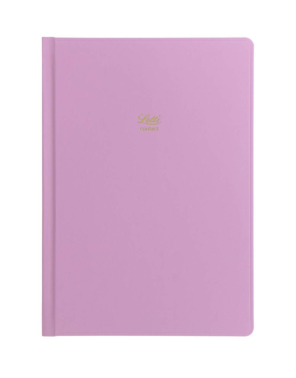 Letts of LondonIcon A5 Address Book Pink