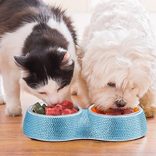 Gamelles double pour chien eing : la solution contre les repas renversés des chiots et chats - 7