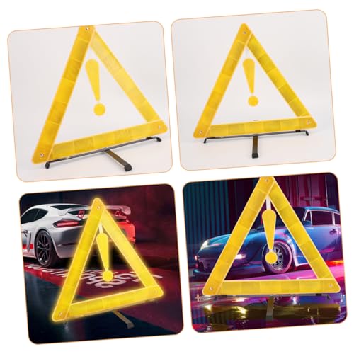 Triángulo reflectante plegable para seguridad vial miniatura 7
