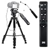 JJC Kompaktes Fernbedienungsstativ ersetzt VCT-VPR1 für Sony Alpha A9 A7R IV A7 III A7S II A6000 A6600 A6500 A6400 A6300 A6100 ZV-1 RX100 VII VI RX10 HDR-CX405 CX440 CX455 CX675 CX900