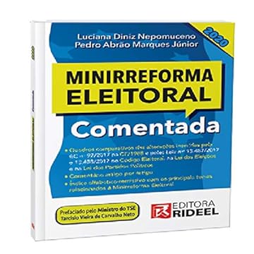 Capa do livro Minirreforma Eleitoral Comentada 2020