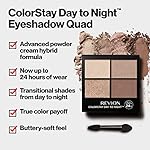 Revlon ColorStay Day to Night Eyeshadow Quad, Longwear Shadow Palette with Transitional Shades and Buttery Soft Feel, Crease & Smudge Proof, 505 Decadent, 0.16 Oz - Image 3