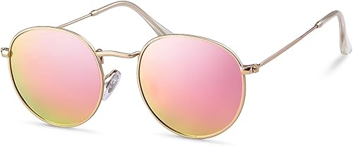 Miniatura 6 de GIFIORE Gafas de sol redondas pequeñas polarizadas para mujeres y hombres, clásicas retro vintage UV400