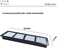 Vista 2 de Filtro de vacío HEPA de repuesto EF-6 (EF6) para aspiradoras verticales Eureka Airspeed AS1000, AS1001, AS1004, AS1000A, AS1001A, 3 piezas