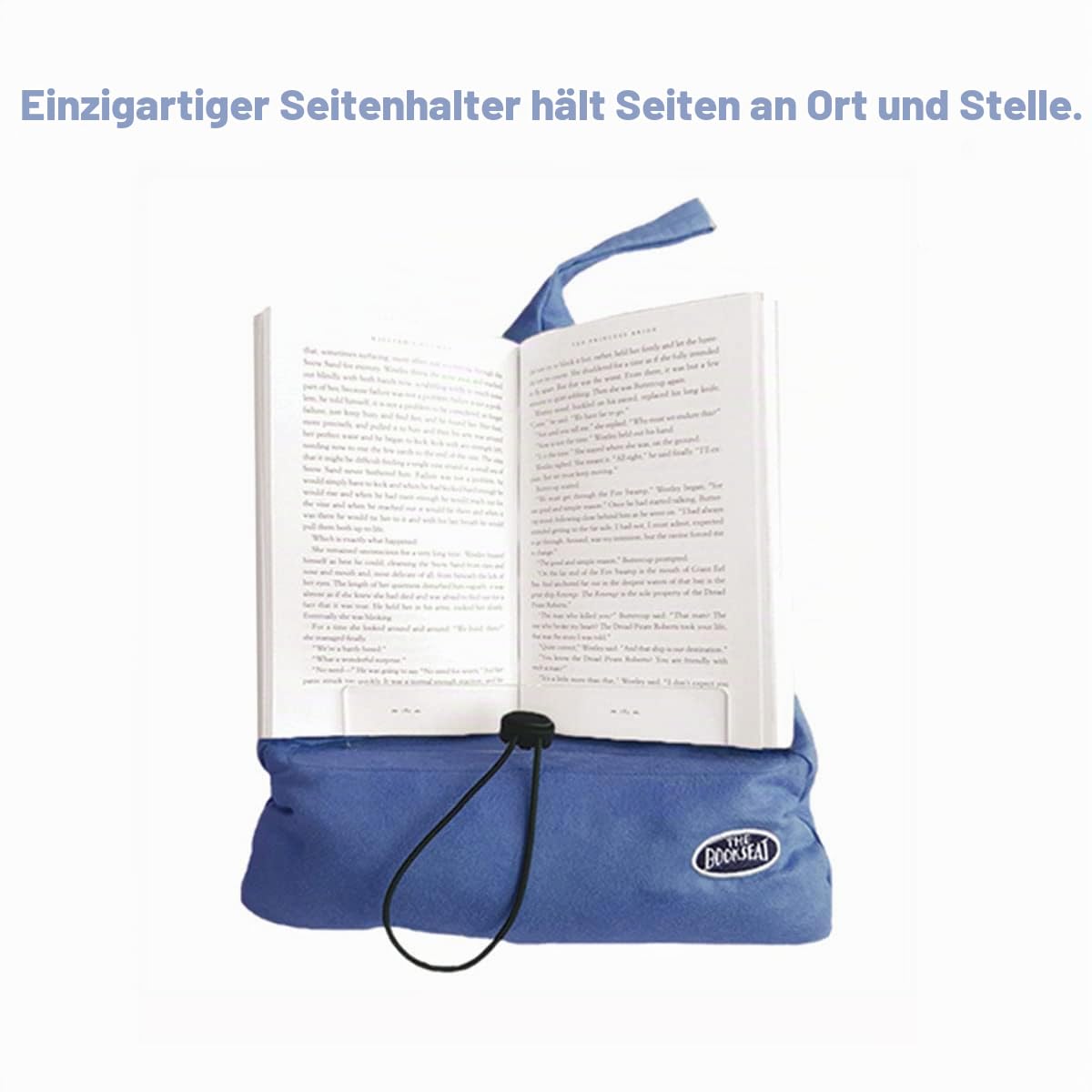 Marineblauw - The Book Seat Tablet- oder Buchhalter, Navy Blau