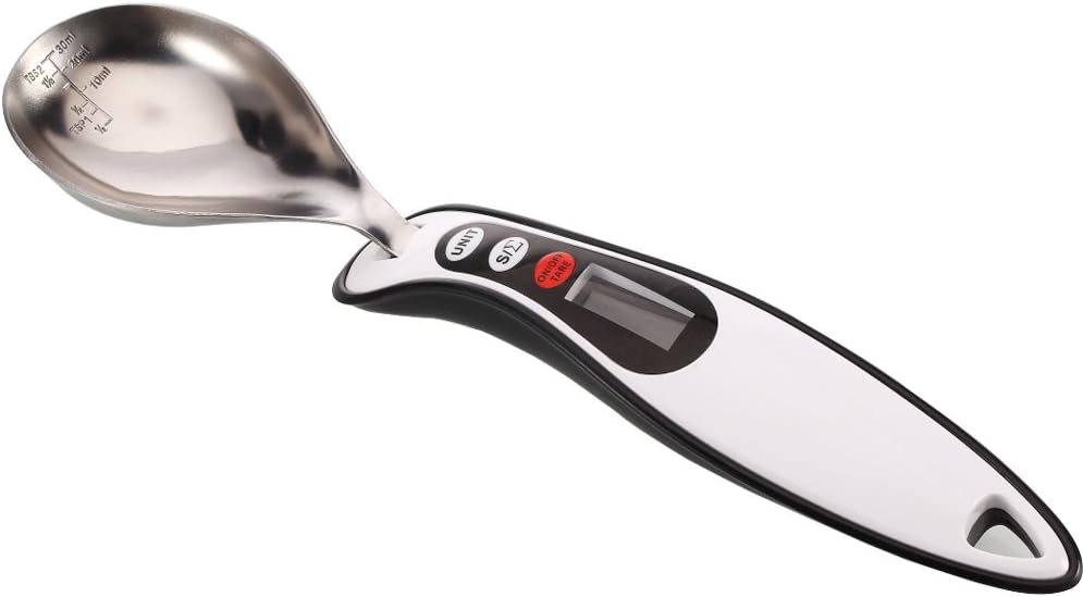 Maxway Domestic Kitchen Detachable Digital Electronic Measuring Spoon Scale (Black)
