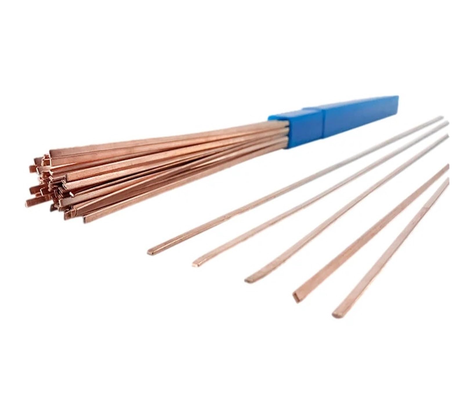 1/1,5/2/2,5/3/4 mm 50 cm mosiężny pręt spawalniczy elektroda fosforowo-miedziana drut spawalniczy pręt lutowniczy brąz nie ma potrzeby lutowania w proszku (2,5 mm, 20 szt.)