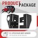 BALOCEO Rear Body Armor Compatible with 1997-2006 Jeep Wrangler TJ Tall Corner Guards Headlight Plastic(ABS) Textured Black