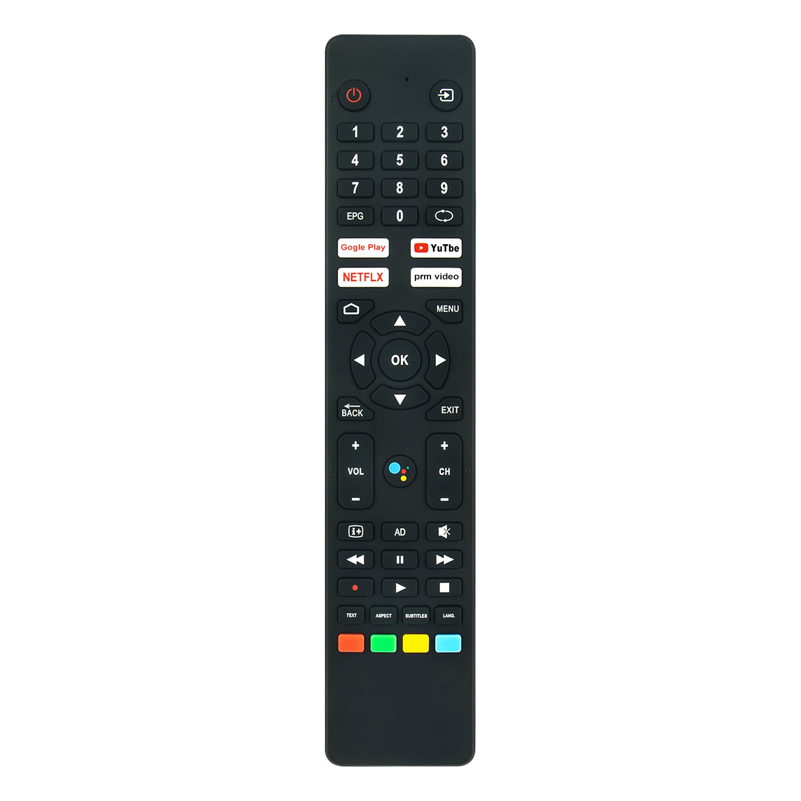 BT-VoiceRC-20-1 - Telecomando di ricambio per Smart TV Sharp con funzione vocale