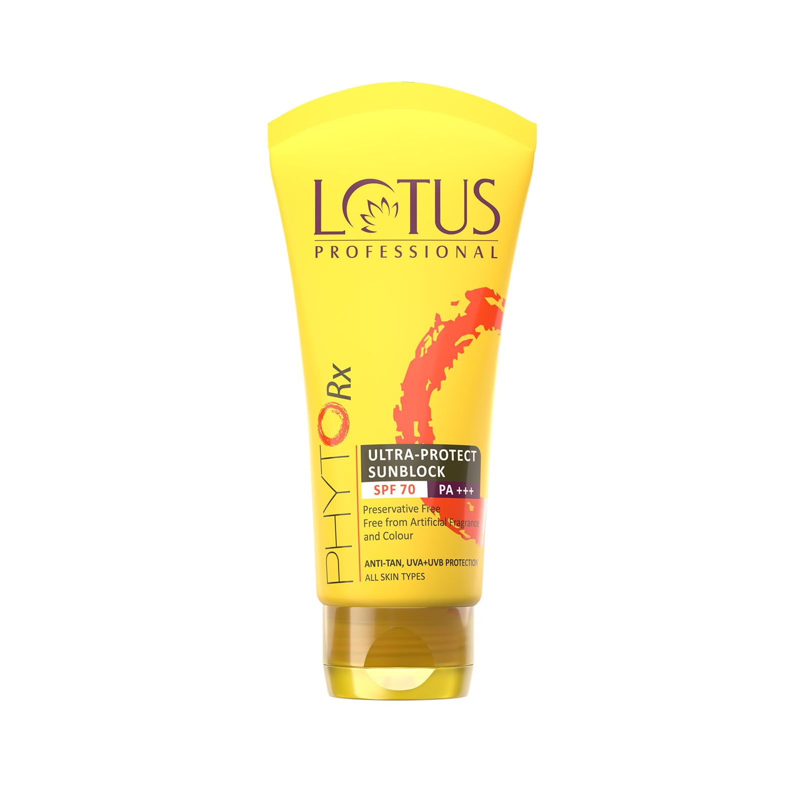 Lotus Herbals Professional Phyto Rx Ultra Protect Sunblock SPF 70 PA+++ 50g, multi