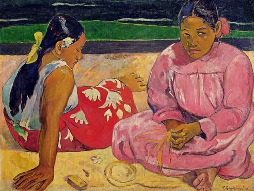 Affiches et gravures Paul Gauguin grand tableau déco salon moderne peinture Pacifique 60x90