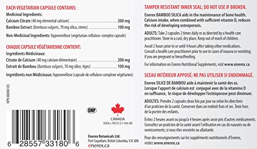 ENEREX Bamboo Silica with Calcium Citrate
