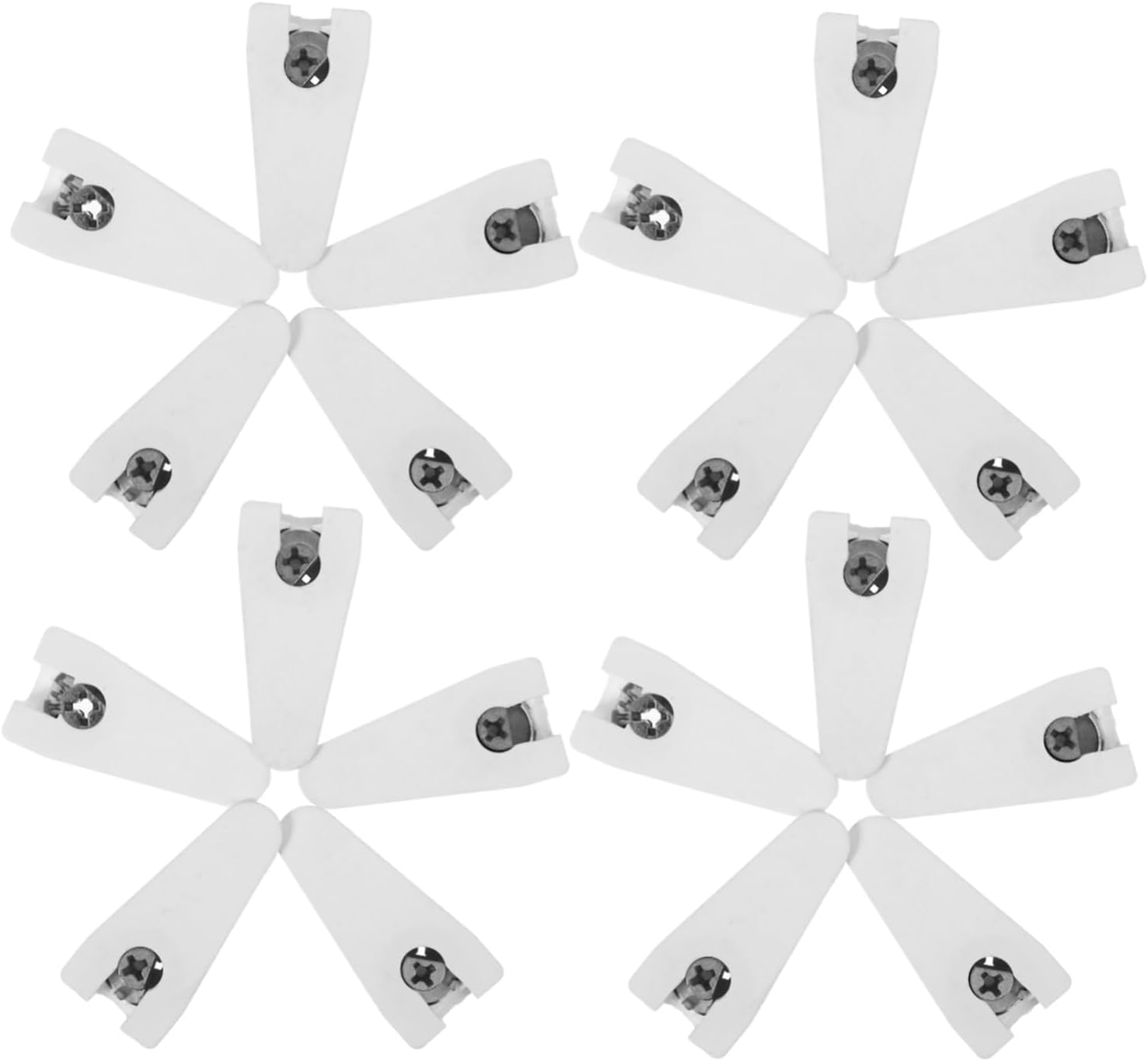 100pcs Heavy Duty Shelf Brackets Cabinet Shelf Mounting Brackets Support Material Easy Install