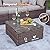 Naga Bahna 7-Piece Outdoor Patio Furniture Set, All-Weather PE Rattan Sectional Sofa Conversation Set with Glass Coffee Table, Brown Wicker Furniture for Backyard, Spring