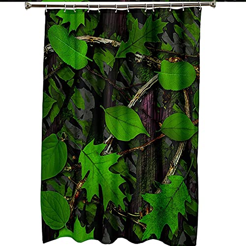 Rideau de douche polyester anti moisissure imperméable vert