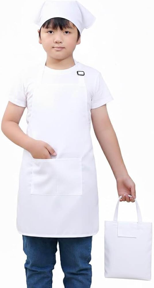 Amazon.co.jp: [cozycube] エプロン子供用 小学生用 キッズ用エプロン