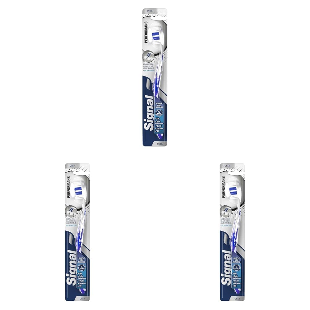 Signal Performans Diş Fırçası, Asorti (3 paketi)
