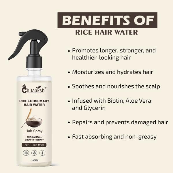 Hair Spray con Extracto Natural de Romero y Agua de Arroz 100ml miniatura 4