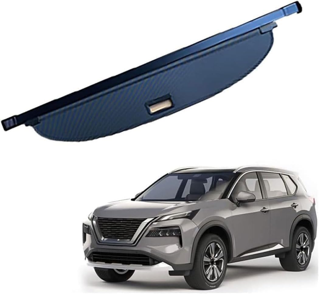 liufangfc Retractable Cargo Cover for XTrail (Rogue) 2022+, Waterproof Boot Privacy Parcel Shelf - Easy No-Drill Install
