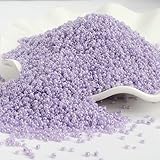 Material: Glas KEHUITONG 1000pcs / Lot 2MM Süßigkeit Sahnefarbe Böhmische Glas Sand DIY Korn-runde Loch-Korne for Kinder handgemachte Schmucksachen, die Pass 15g / Lot (Farbe : 45)