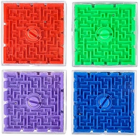 Aryellys Packs 2.5 in. Plastic Maze Games Pack of 12 Party Favor for Kids