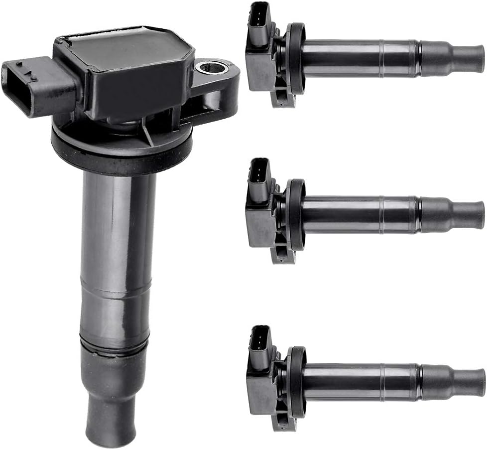 ASAPE Set of 4 Ignition Coil Pack Fit for Toyota Yaris 1.5L 2006-2014 for Toyota Yaris 1.3L 2004 for Toyota Prius 1.5L 2001-2009, Replace C1304