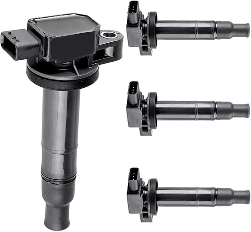 Miniatura 3 de cciyu Paquete de 4 bobinas de encendido para Toyota Echo xB/para Scion xA/para Prius/para Prius C/para Yaris 2000-2014 para UF316 5C1293