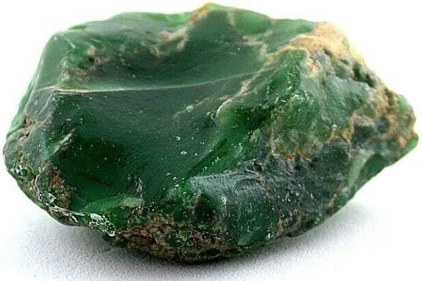 30.69 Gram 1 3/10 INCH Rare Emerald Green Silica Variscite CAB Facet Rough 13A98