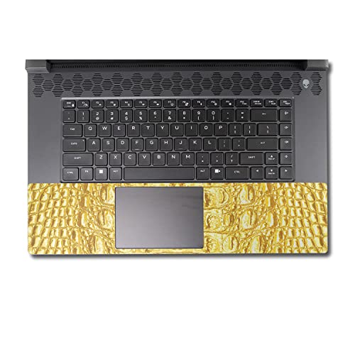 Image of MightySkins Skin Compatible with Alienware M17 R5 (2022) Full Wrap Kit - Golden Croc | Protective, Durable, and Unique Vinyl Decal wrap Cover | Easy to Apply & Change Styles | Made in The USA