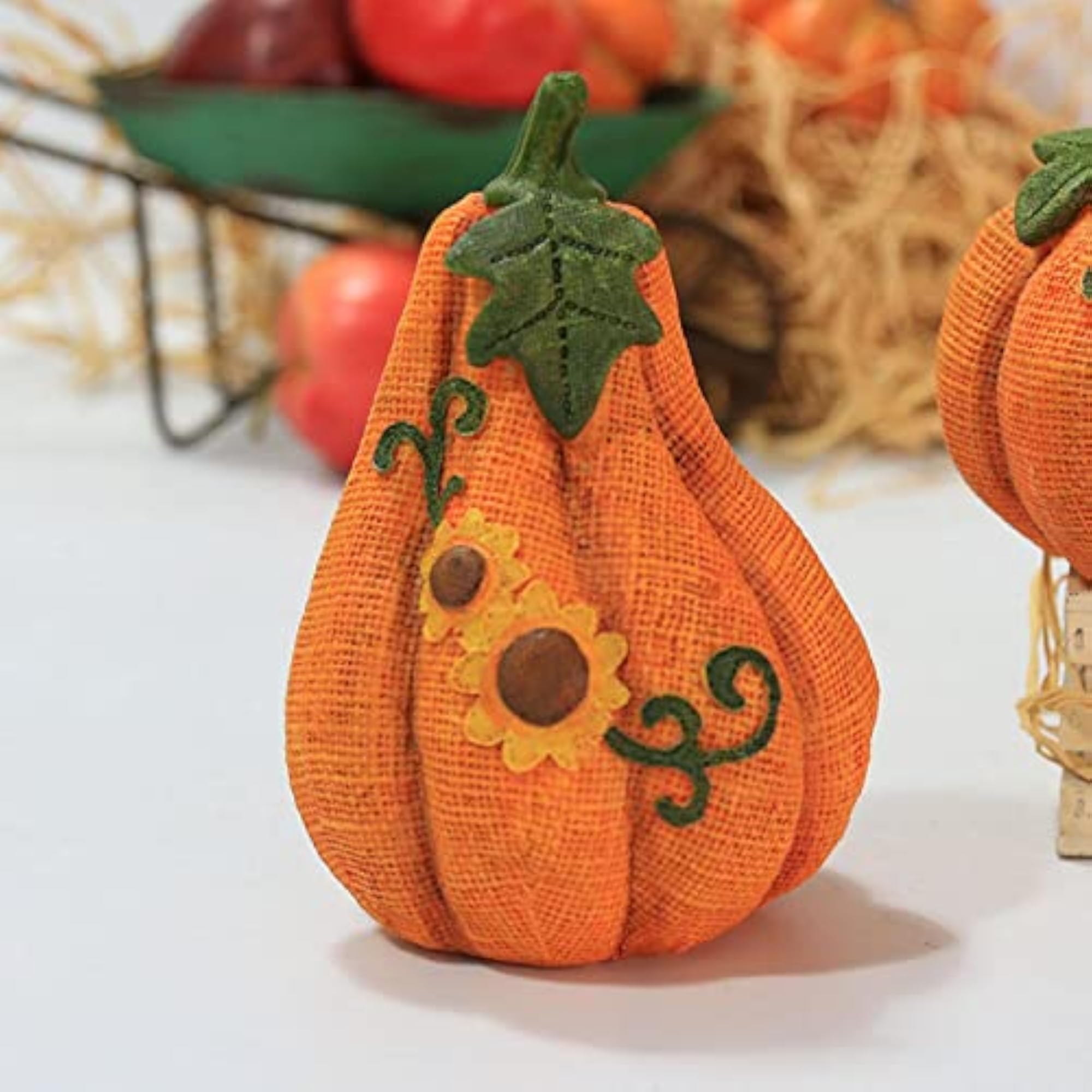Artificial Pumpkin Home Decoration, Fall Seasonal Embellishment