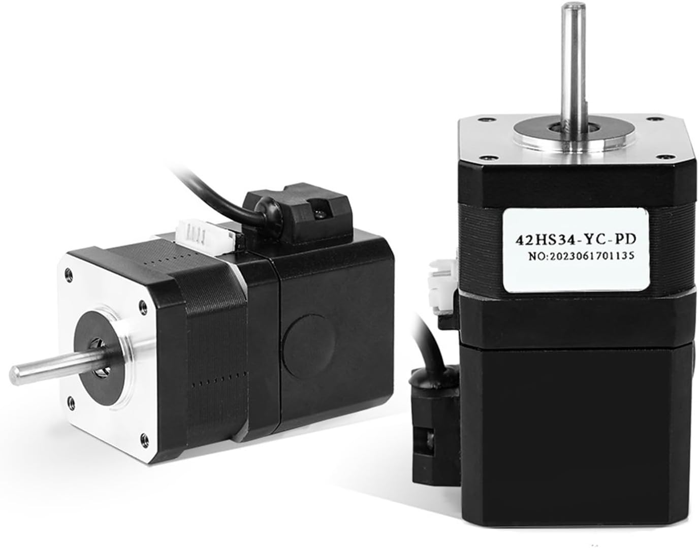 Torque 28N.cm 4-Leads 1.3A 42HS34-YC-PD Engraving Machine Permanent Magnet Barke Stepper Motor 1Pcs