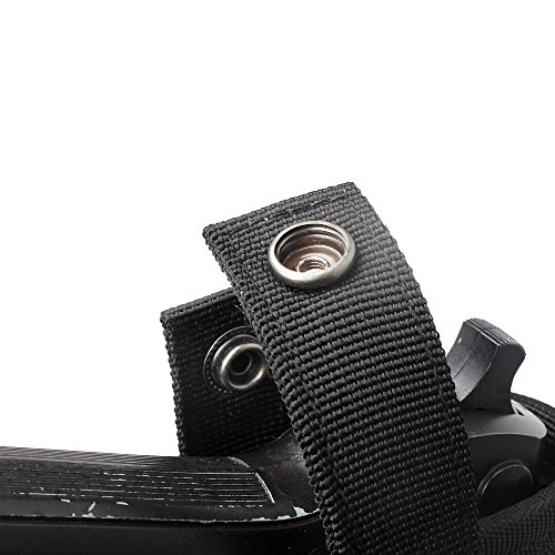 Gexgune Gun Holster Tactical Magazine Pouch Gun Holster Belt Clip Left Right Interchangeable Pistol G17 Hand Gun Holsters (Black) - Image 7