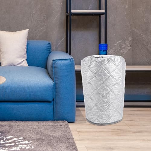 Tissu de couverture de seau argenté pour distributeur d'eau x2