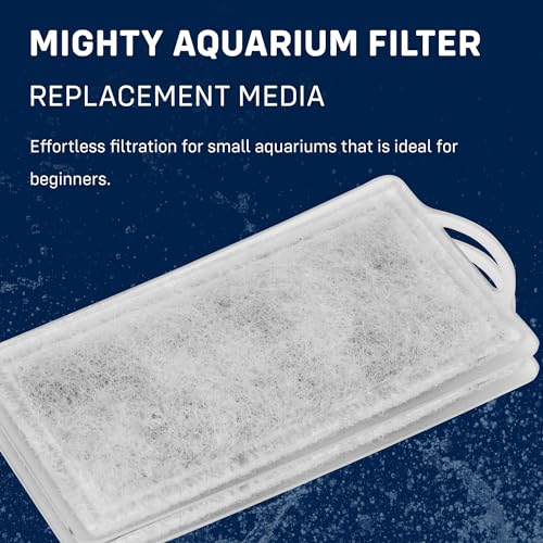 Image of SubstrateSource Mighty Aquarium Filter HOB Replacement Media - Replacement for Fish Tank Filters, Hang-on-Back Small Aquarium Filter, Replacement Filter Cartridge, M MG08 Replacement Cartridge, 2-Pack