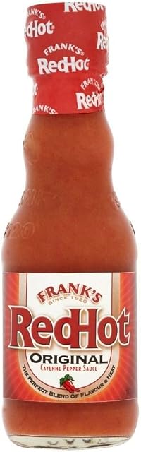 Frank's RedHot, Hot Sauce, Portable/Travel Size, Original, 148ml