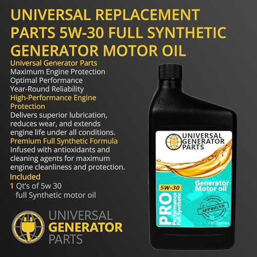 Aceite Sintético 5W-30 para Generador Universal 32 oz miniatura 2